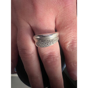 Judith Ripka Silver Ring Size 7